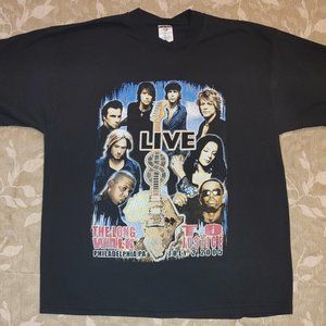 Vintage Live8 from July 2, 2005 DMB Jay-Z Bon Jovi SS T-Shirt